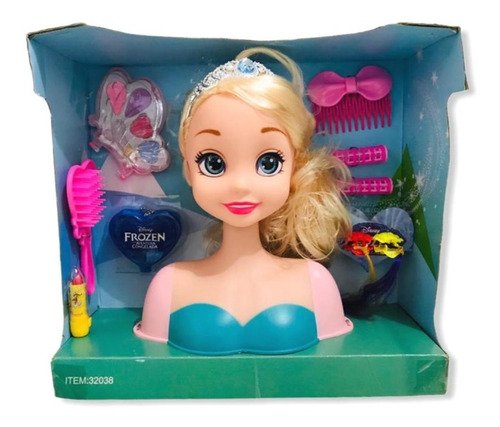 Boneca Para Maquiar Elsa Frozen Musical Com Maquiagem